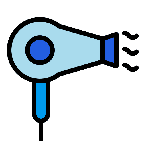 Hair dryer hair dryer beauty blow icon