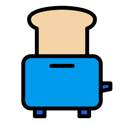 Bread food and restaurant bread toaster icon Bread food and restaurant bread toaster icon