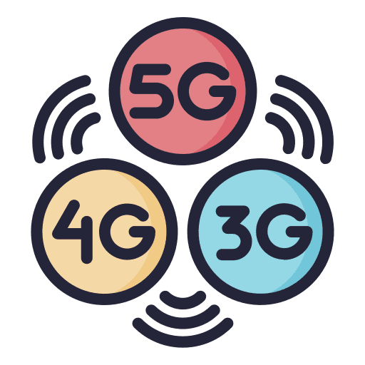 Connection 5g communications connection icon