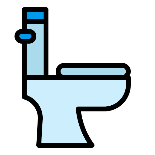 Toilet furniture and household wc sanitary icon