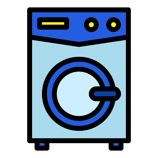 Washing machine electronics appliance laundry icon Washing machine electronics appliance laundry icon