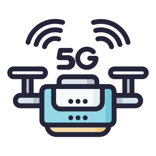 Drone smart drone camera drone electronic device icon