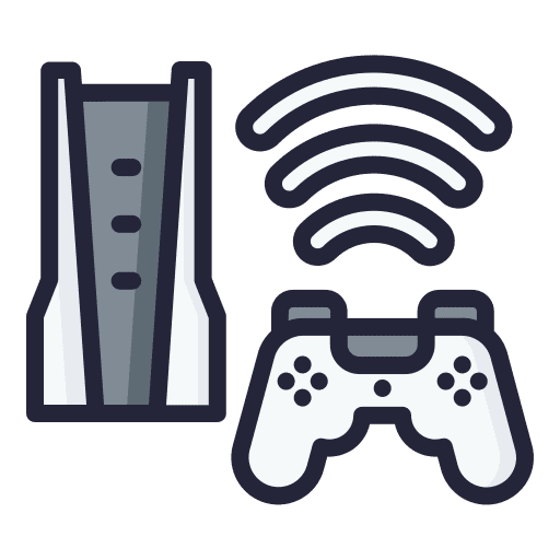 Game 5g connectivity electronic icon