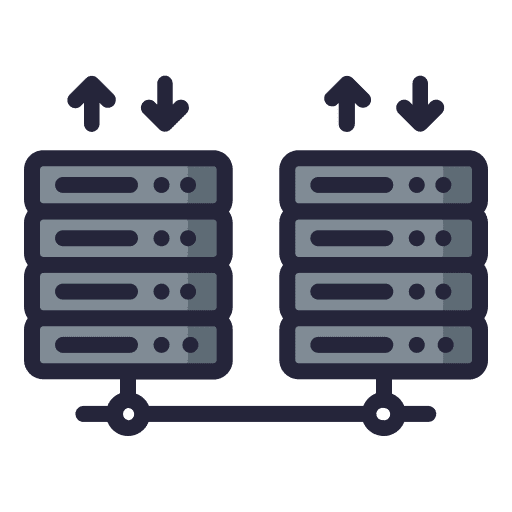 Server wireless electronics 5g icon