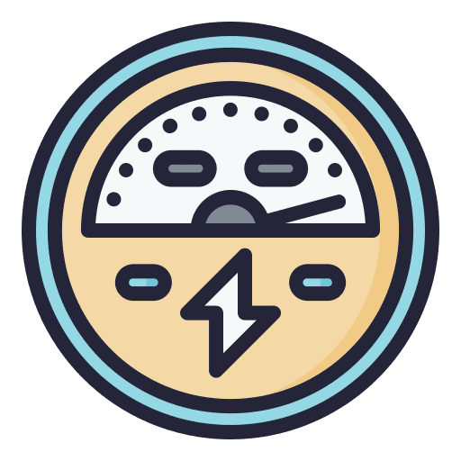 Speedometer electronics performance 5g icon