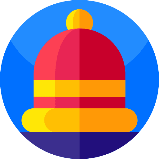 Beanie warm wool hat beanie icon