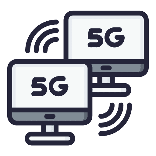 Computer server communications networking icon