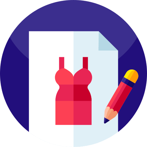 Fashion design dress fashion designer hobbies and free time icon
