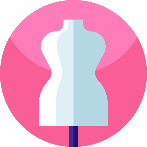 Mannequin fashion sewing handcraft icon Mannequin fashion sewing handcraft icon