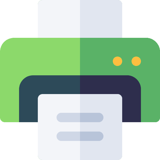 Printer printer print cards printing icon