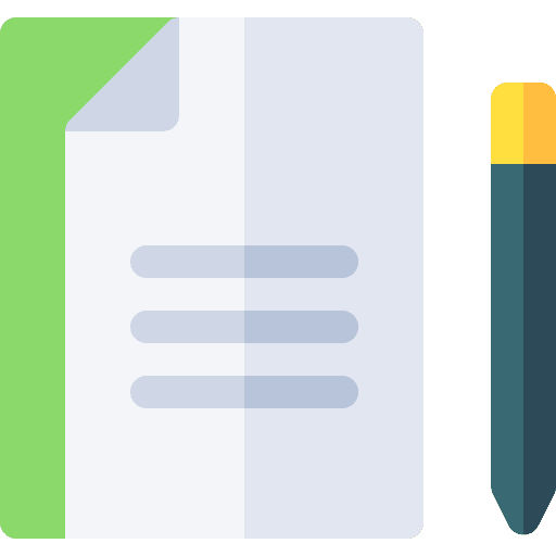Document signing pen paper icon Document signing pen paper icon