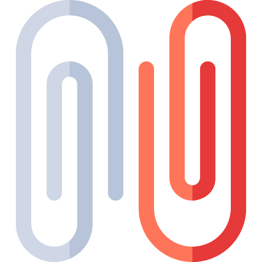 Paperclip clip outline school supplies clip icon Paperclip clip outline school supplies clip icon