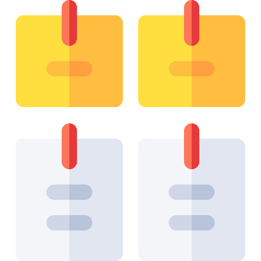 Notes post it business documents icon Notes post it business documents icon