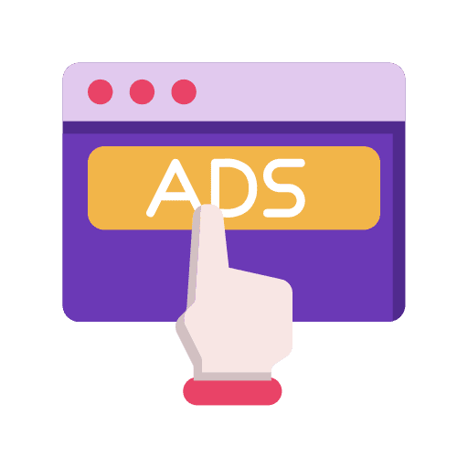 Advertising ads pay per click advertise icon