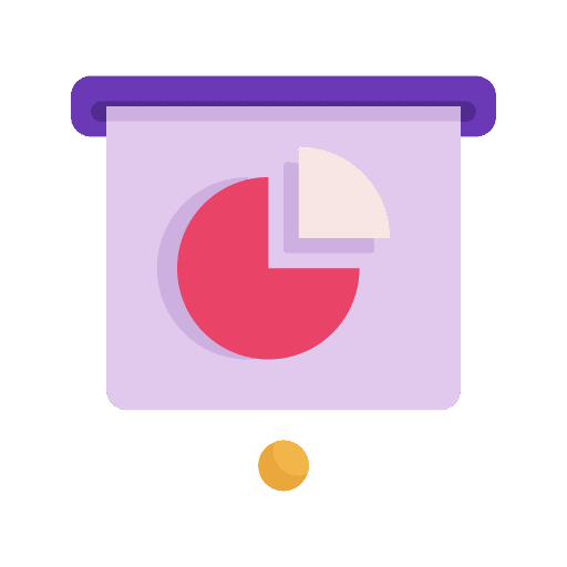 Presentation presentation pie chart analysis icon Presentation presentation pie chart analysis icon