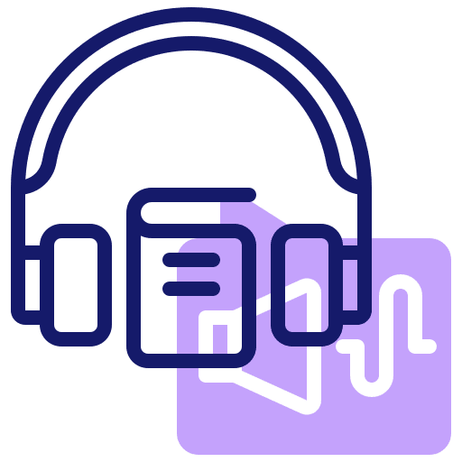 Audiobook audiobook audio education icon
