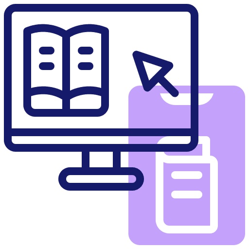 Ebook book elearning education icon Ebook book elearning education icon