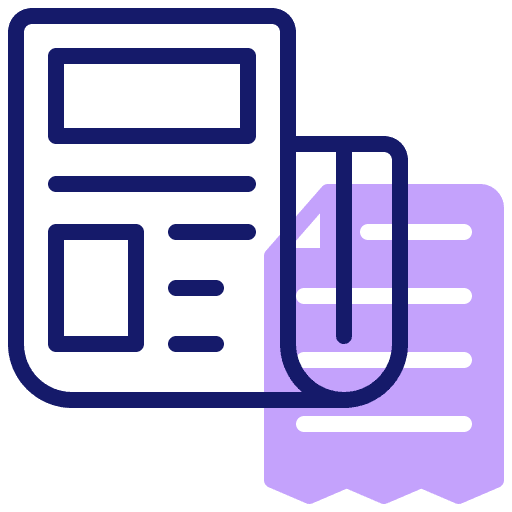 Newspaper communications news report icon