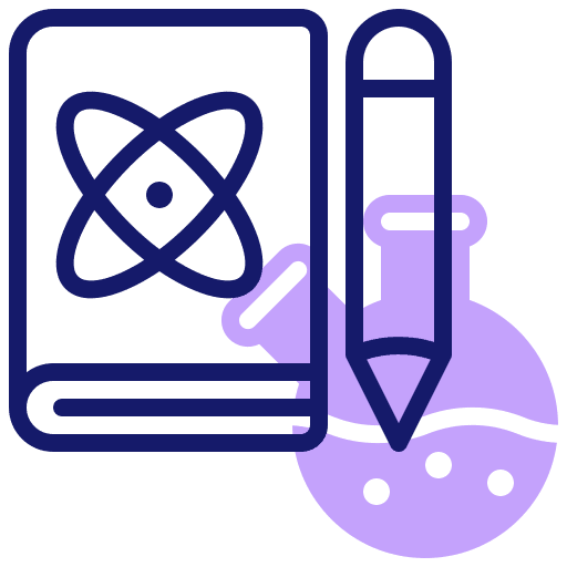 Science education science book icon Science education science book icon