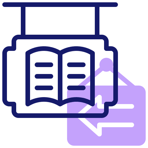 Sign library sign book icon Sign library sign book icon