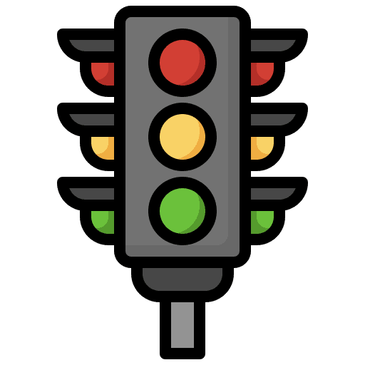 Traffic lights stop signal signal traffic signal icon