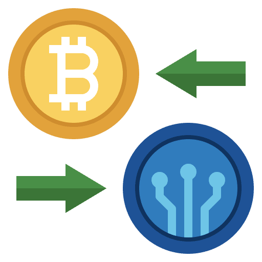 Exchange coins currency exchange payments icon