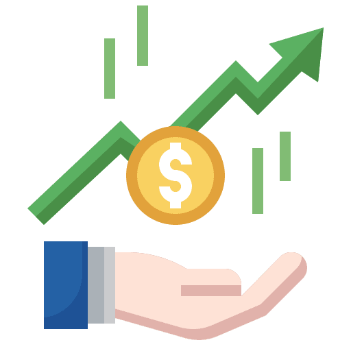 Profit finance money business pack icon