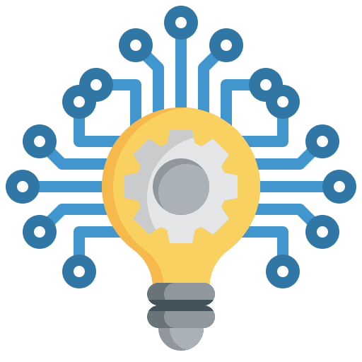 Idea business and finance illumination connection icon Idea business and finance illumination connection icon