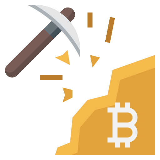Mining mining cryptocurrency business and finance icon Mining mining cryptocurrency business and finance icon