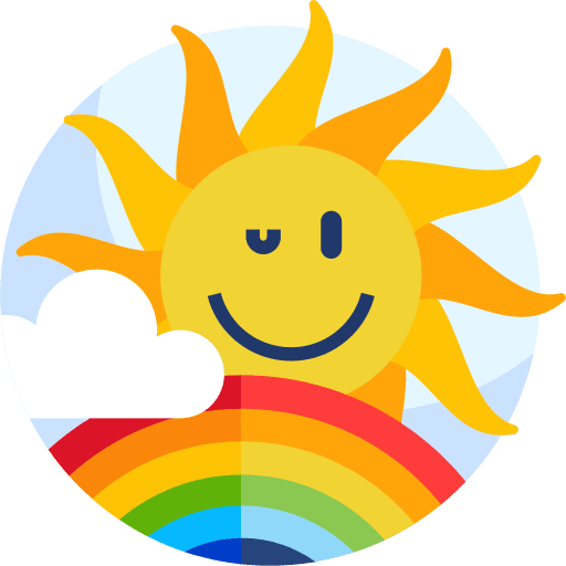 Sun sky spectrum sun icon
