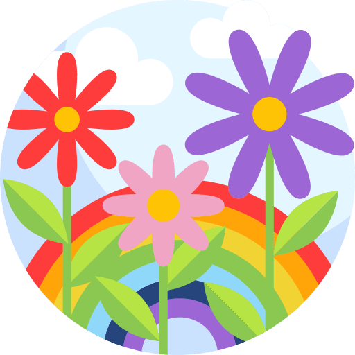 Flower nature spring weather icon