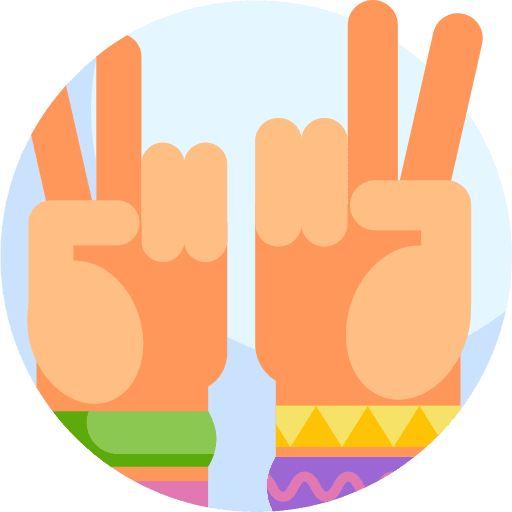 Hippie hands and gestures hands win icon Hippie hands and gestures hands win icon