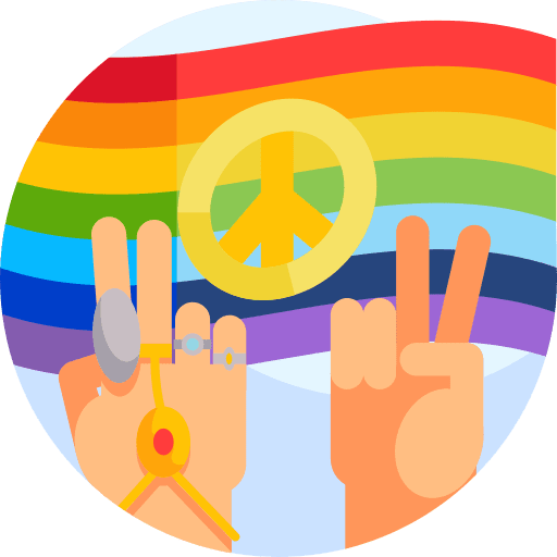Protest vindication rainbow flag protest icon Protest vindication rainbow flag protest icon