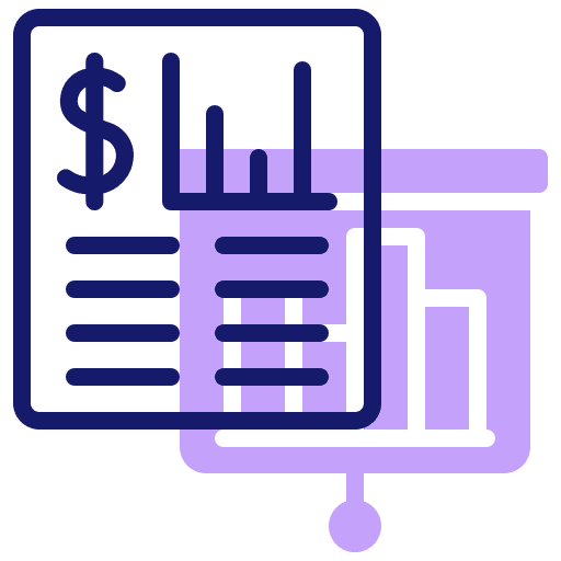 Data data business report business and finance icon