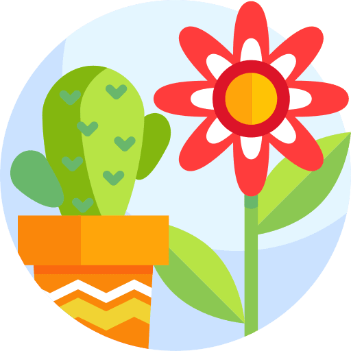 Flower nature blossom cactus icon Flower nature blossom cactus icon
