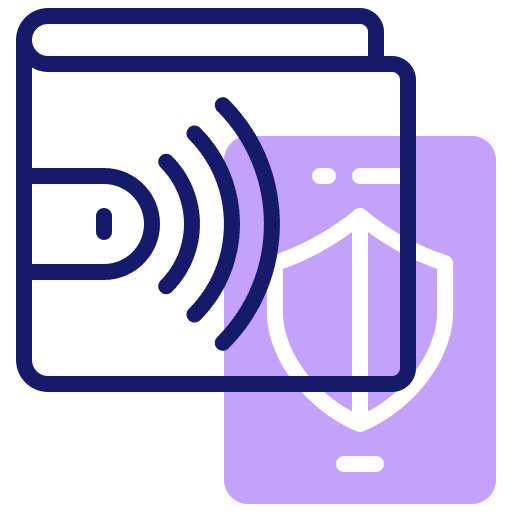 Digital wallet economy money finance and business icon Digital wallet economy money finance and business icon