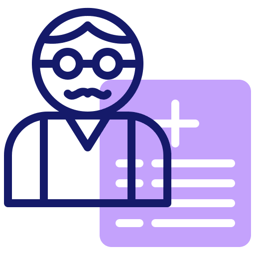 Pension pensioner avatar retirement icon Pension pensioner avatar retirement icon