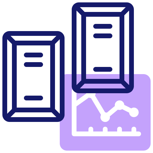 Gold bar statistics gold ingot graphic icon Gold bar statistics gold ingot graphic icon