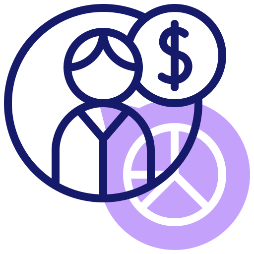 Financial advisor dollar coin financial consultant advice icon Financial advisor dollar coin financial consultant advice icon
