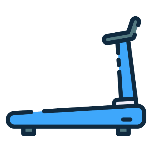 Treadmill machine treadmill machine gym sports and competition icon