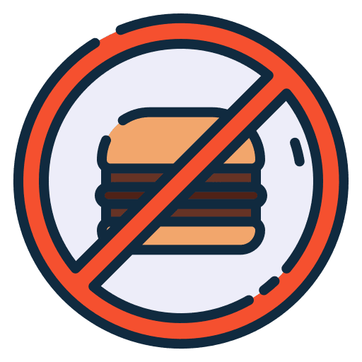 No junk food no junk food no burger healthcare and medical icon No junk food no junk food no burger healthcare and medical icon