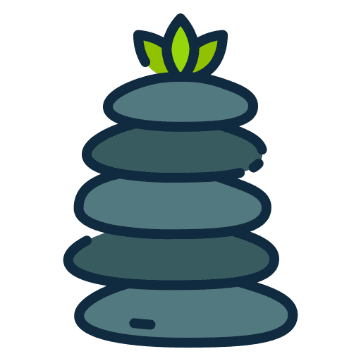 Stones sauna stones wellness icon Stones sauna stones wellness icon