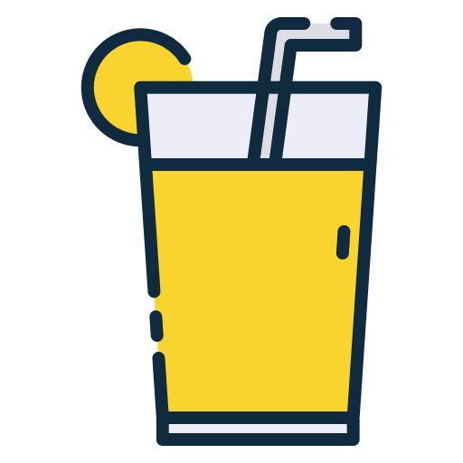Orange juice food and restaurant beverage straw icon Orange juice food and restaurant beverage straw icon