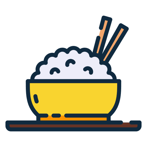 Rice food and restaurant tradition rice icon Rice food and restaurant tradition rice icon