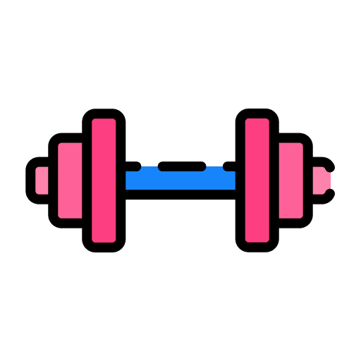 Dumbbells sports gym dumbbells icon