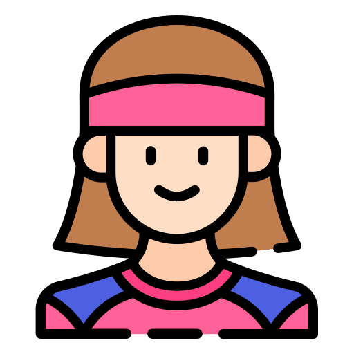 Female user person profile icon