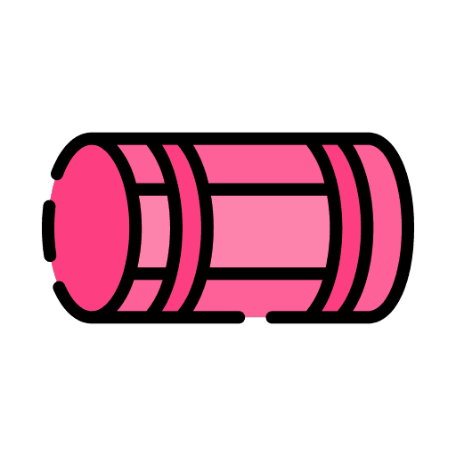 Foam roller gymnast roller sports and competition icon