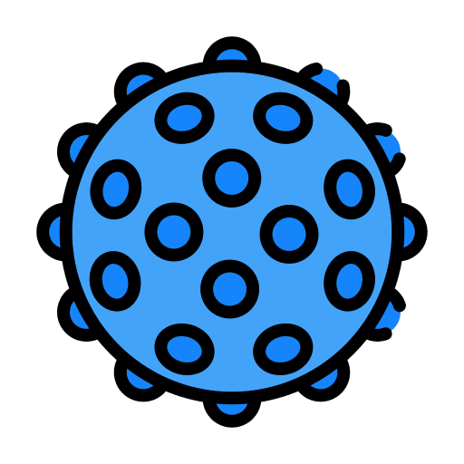 Massage ball yoga ball sports pilates icon