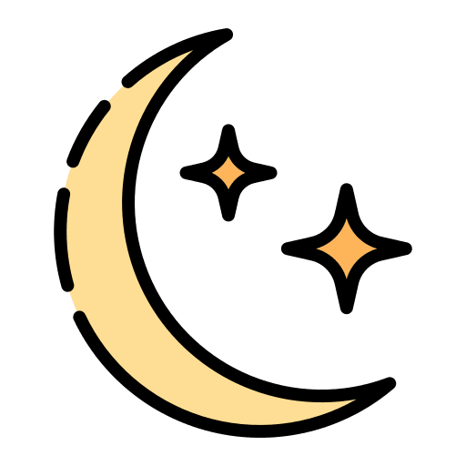 Sleep moon weather sleep icon