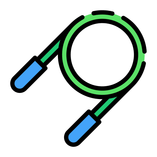Jumping rope jumping rope exercise skipping rope icon
